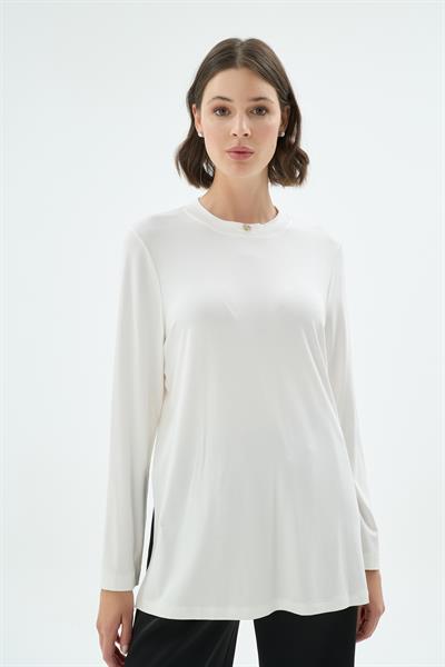 23001 CELİNA BLUZ Ekru