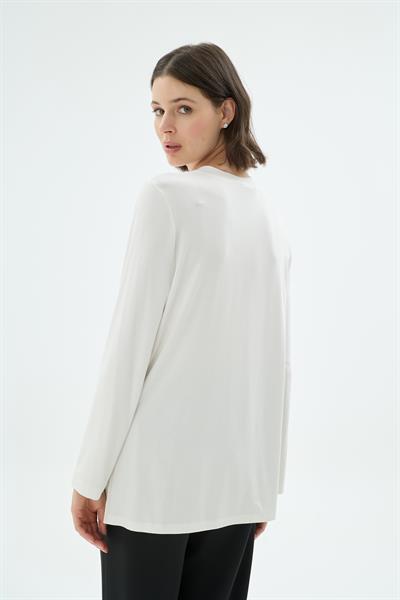 23001 CELİNA BLUZ Ekru