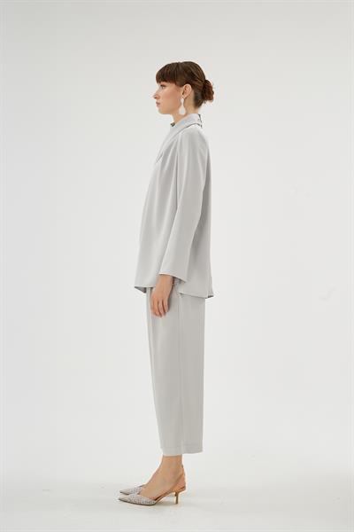 Cristalle Bluz Gümüş