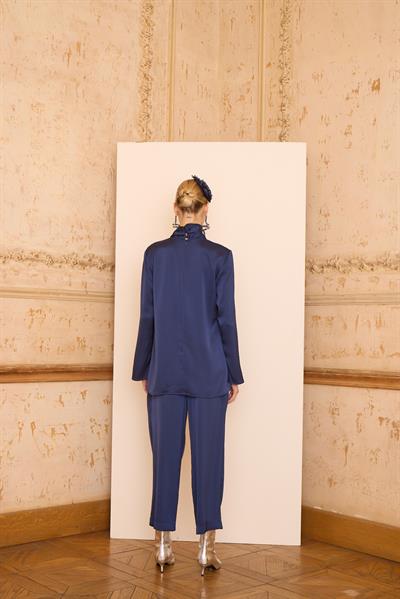 Cristalle Bluz Lacivert