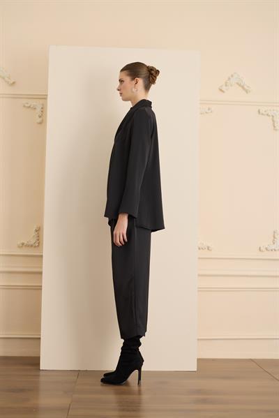 20017 CRISTALLE BLUZ Siyah