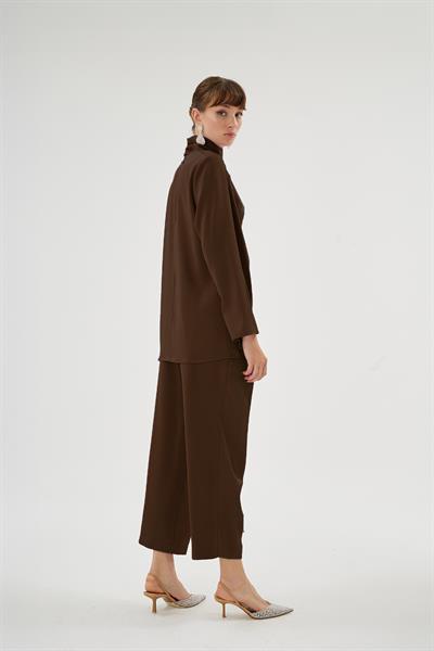 20017 CRISTALLE BLUZ Kahve