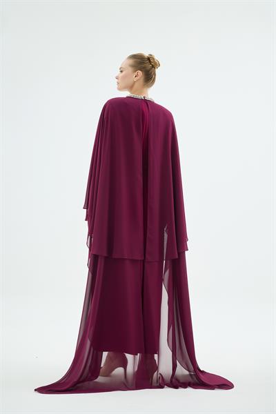 DİVİNA  ELBİSE Bordo