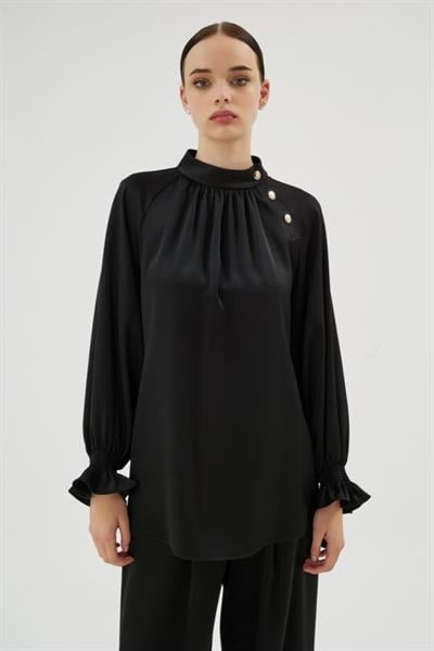 Elegance Bluz Siyah