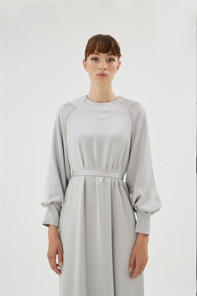 30068 ELİZA ELBİSE Gümüş