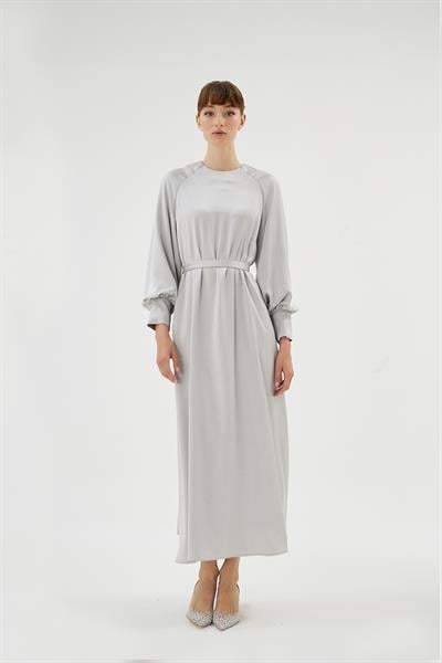 30068 ELİZA ELBİSE Gümüş