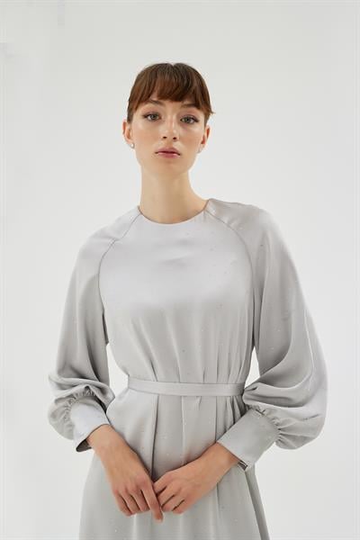 30068 ELİZA ELBİSE Gümüş