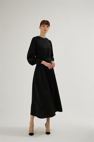 30068 ELİZA ELBİSE Siyah