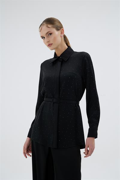 ELİZA GÖMLEK Siyah