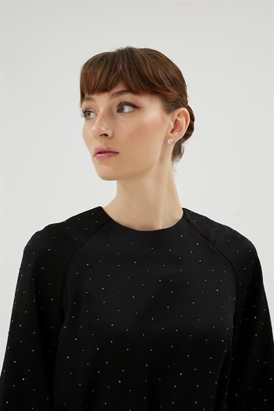 30068 ELİZA ELBİSE Siyah