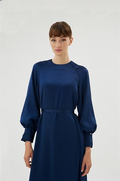 30068 ELİZA ELBİSE Lacivert