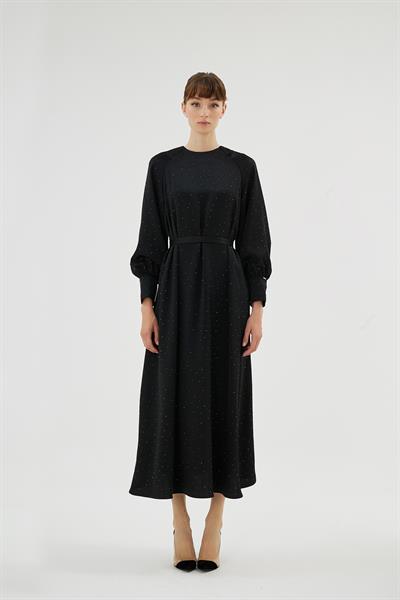 30068 ELİZA ELBİSE Siyah