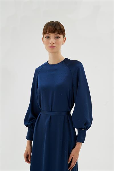 30068 ELİZA ELBİSE Lacivert