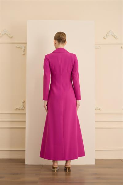 ROSE STONE DRESS Fuşya