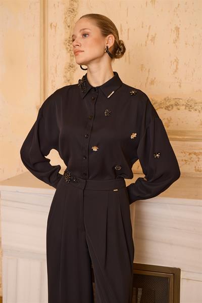 GABRIELLE PANTS Siyah