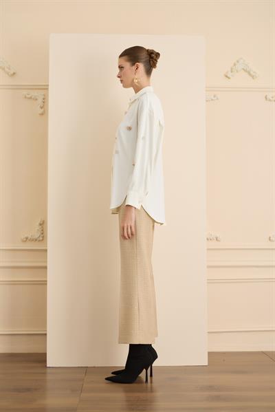 Gabrielle Tişört Ekru