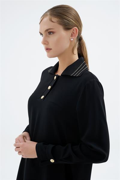 GLISSIA BLUZ Siyah