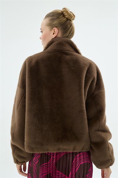 44009 İLYA BOMBER KÜRK Kahve