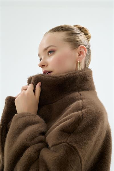 44009 İLYA BOMBER KÜRK Kahve