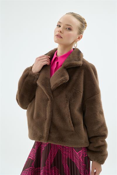 44009 İLYA BOMBER KÜRK Kahve