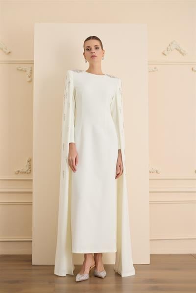 Infinity Elbise Ekru