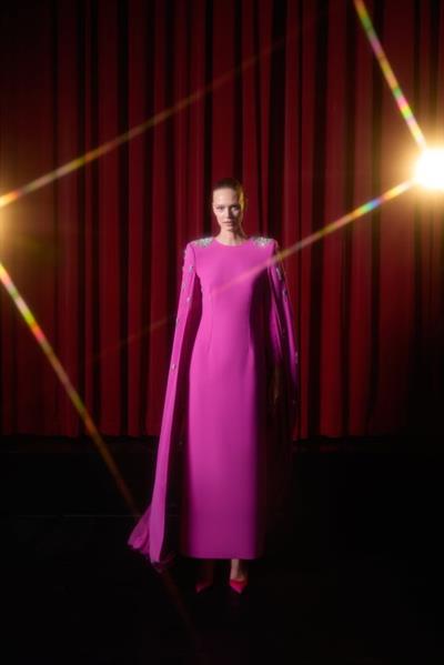 Infinity Elbise Fuşya