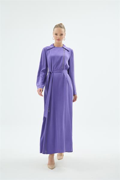 30023 İRİNA ELBİSE Mor