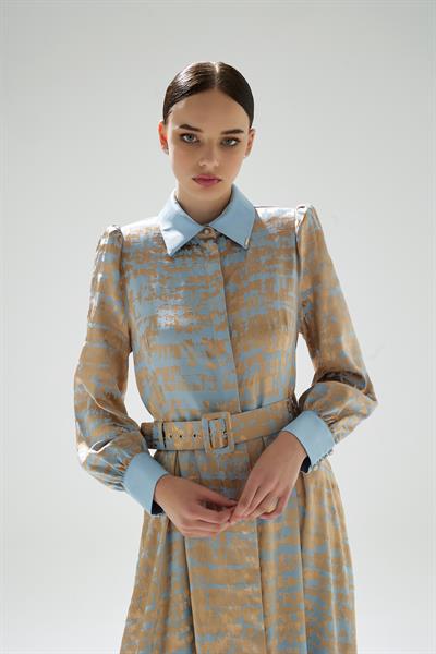 JADEITE ELBİSE Mavi