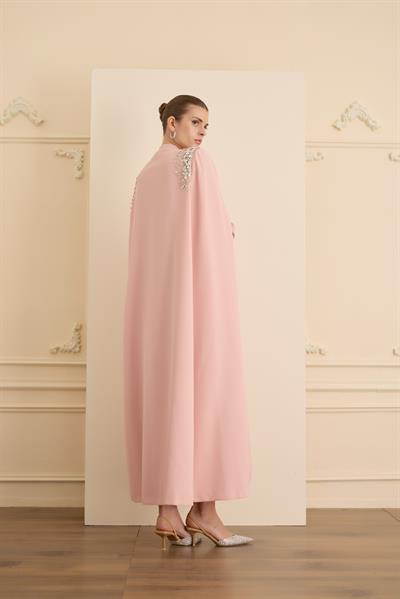 Je Parle Elbise Takım Pudra