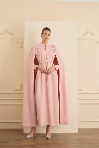 Je Parle Elbise Takım Pudra