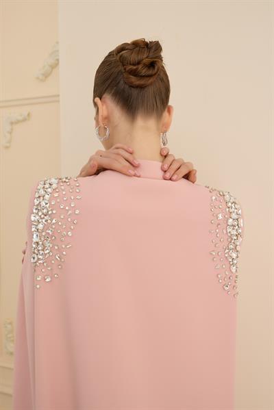 Je Parle Elbise Takım Pudra