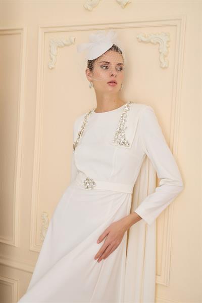 JEWEL DRESS Ekru