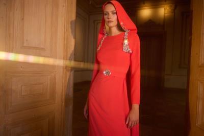JEWEL DRESS Nar Çiçeği