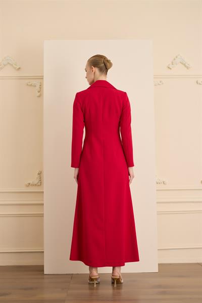 ROSE STONE DRESS Kırmızı