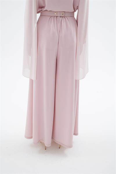 LAUREN PANTOLON Pudra