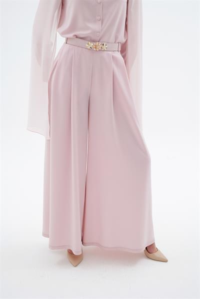 LAUREN PANTOLON Pudra