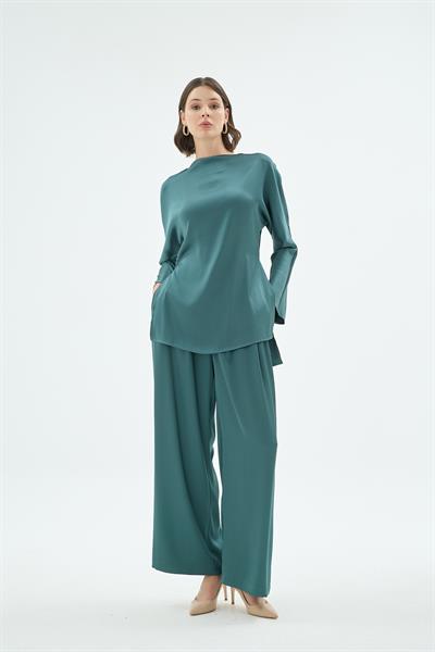 20001 LİSA BLUZ Zümrüt