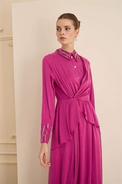 LUMIERE DRESS Fuşya