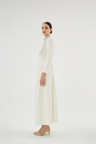 MENTA CLARA ELBİSE Ekru
