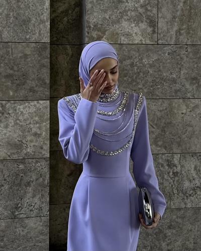 MENTA CLARA ELBİSE Lila