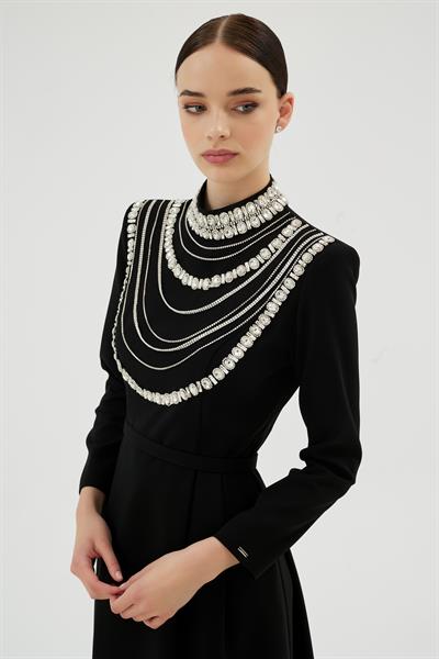 MENTA CLARA ELBİSE Siyah