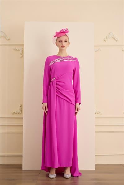 MIRANDA DRESS Fuşya