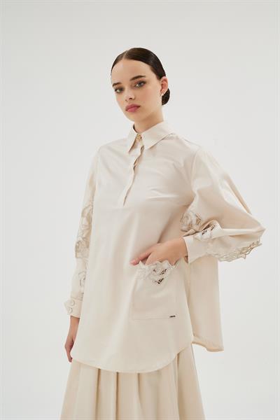 MISTY ROSE GÖMLEK Bej