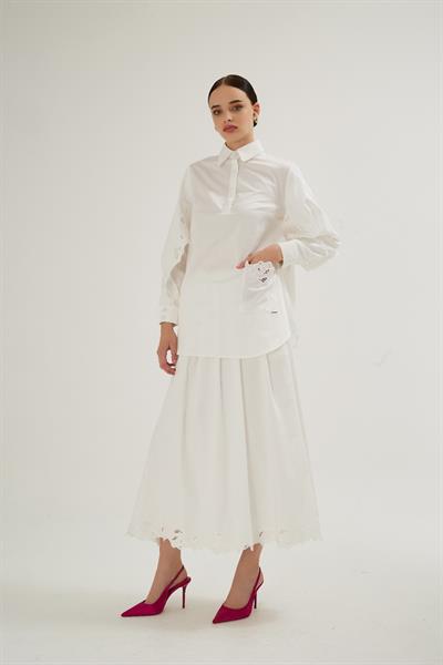 MISTY ROSE GÖMLEK Ekru