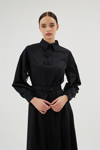 MISTY ROSE GÖMLEK Siyah