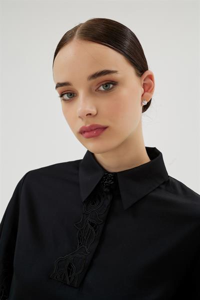 MISTY ROSE GÖMLEK Siyah