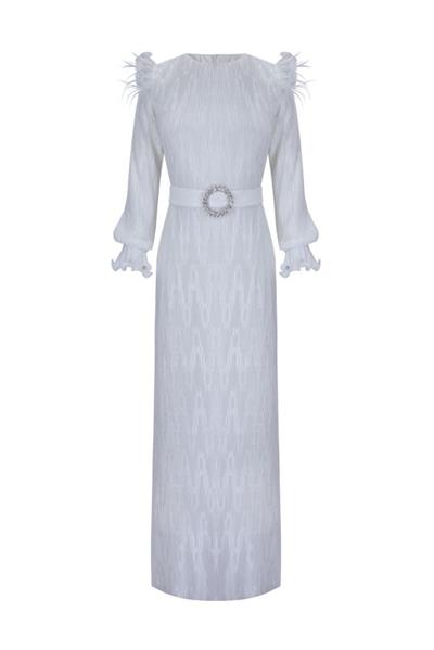 PAMELA DRESS Ekru