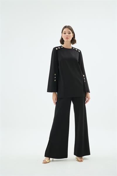 91010 POLİNA TAKIM Siyah