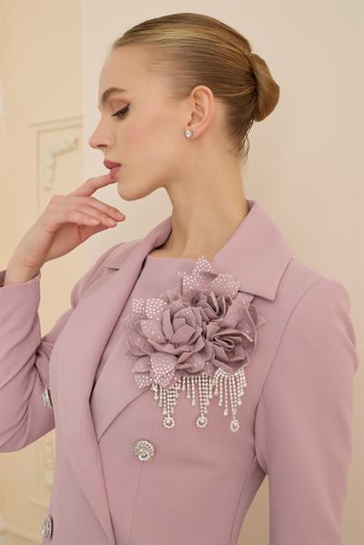 ROSE STONE DRESS Pudra