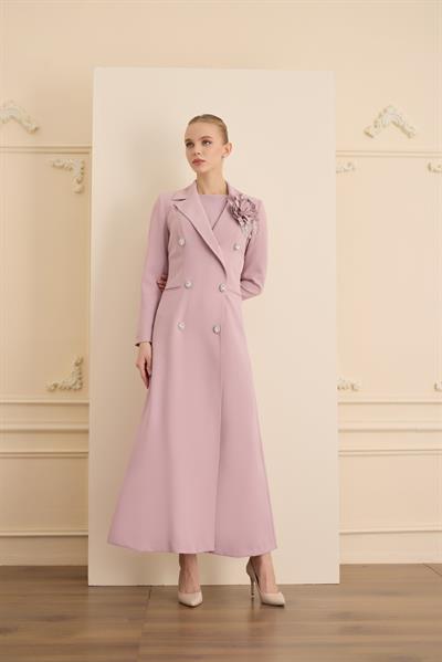 ROSE STONE DRESS Pudra
